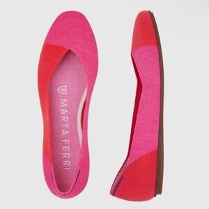 Rothy’s | Flame Azalea Marta Ferri Flats BRAND NEW sz 8